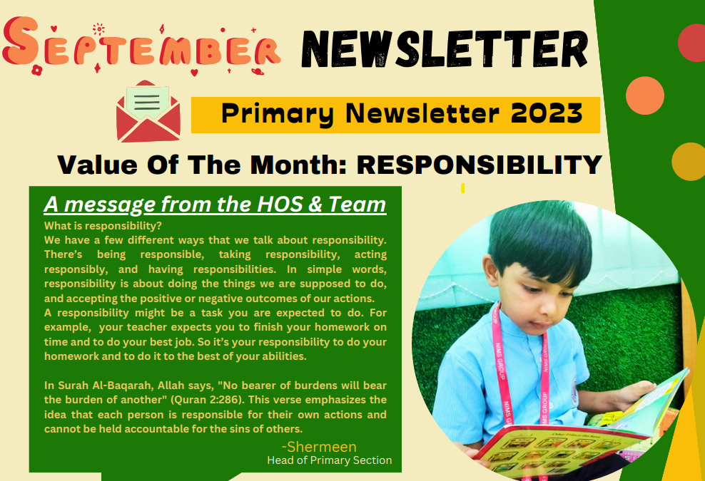Primary Newsletter – September 2023