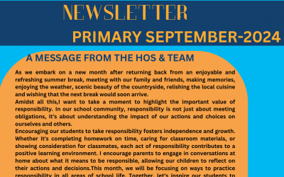 Primary Section Newsletter – September 2024